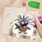 6 Pack 3D Bird Diamond Painting Card Kit, DIY Animal Diamond Art Greeting Cards with Envelopes for Adults, Birthday & Thank‑You Crafts